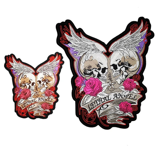 Lethal Angel Iron-On Patch For Jackets / Biker Patch For Clothes