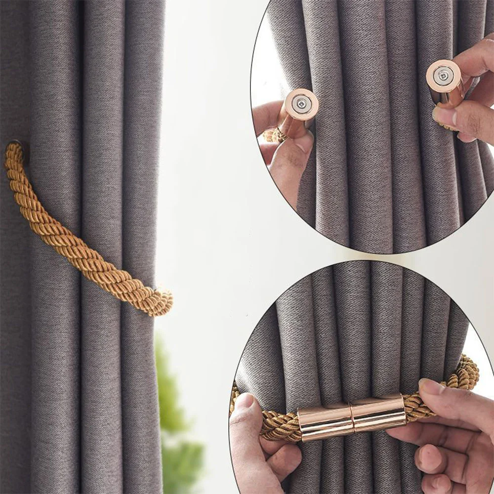 2PCS Pearl Magnetic Curtain Clip Curtain Holders Tie Back Buckle Clips  Hanging Ball Buckle Tie Back Curtain Decor Accessories - AliExpress