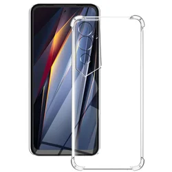 Funda de teléfono de silicona transparente a prueba de golpes