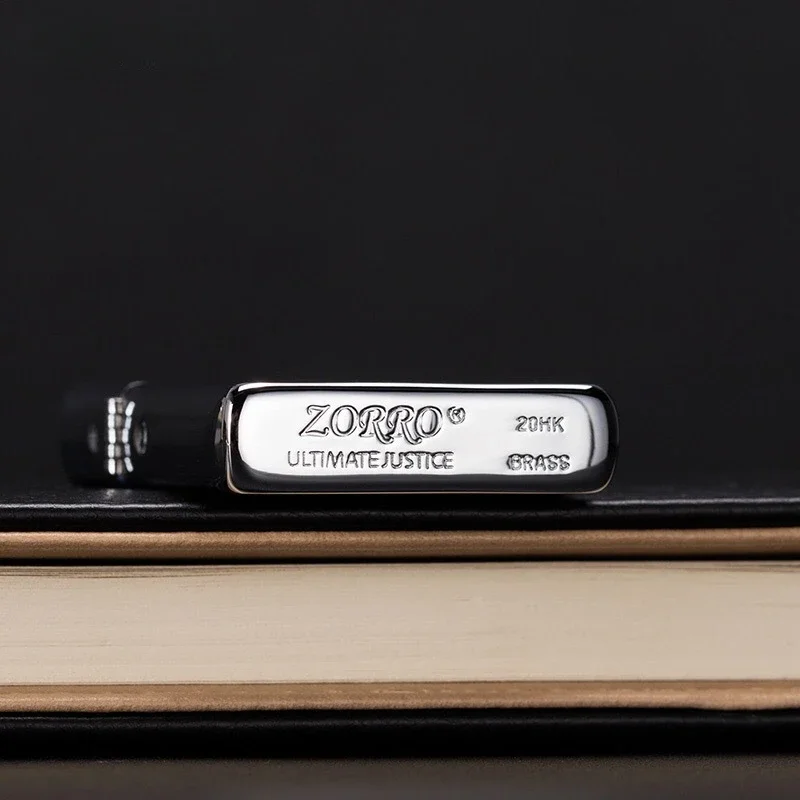 Zoro Ultrathin Kerosene Lighter Creative Retro Pure Copper Shell Windproof Brass Oil Engine Cigarette Lighter Men Gifts kerosene lighter cigarette lighter