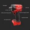 Milwaukee Brushless Cordless Electric Wrench 1/2 Car Truck Repair Screwdriver Rechargeable 18V Battery Power Tools Impact Drill 6