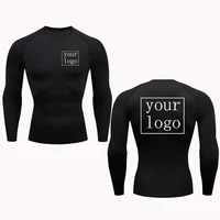 Les hommes et les femmes conviennent à la personnalisation du jogging, de l'entraînement et de la salle de sport des T-shirts ajustés avec des logos de conception et des originaux 2
