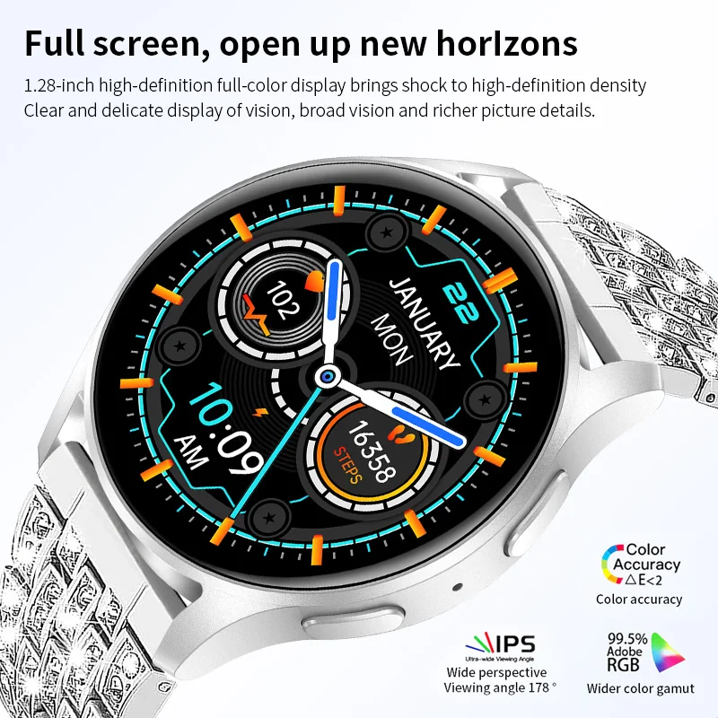 LIGE Reloj Intelligente Mujer ̾ ȭ Ʈġ, GPS Ʈ,   ýƮ, ޽ ˸,  Ʈ ġ