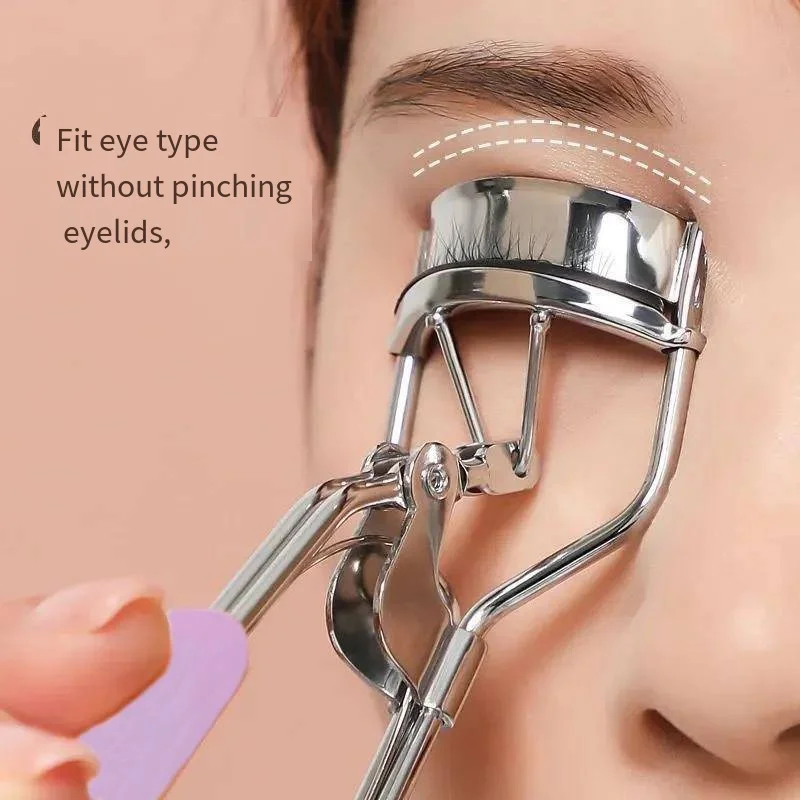 

1pcs Lady Professional Eyelash Curler With Comb Tweezers Curling Eyelash Clip Cosmetic Eye Beauty makeup Tool maquillaje