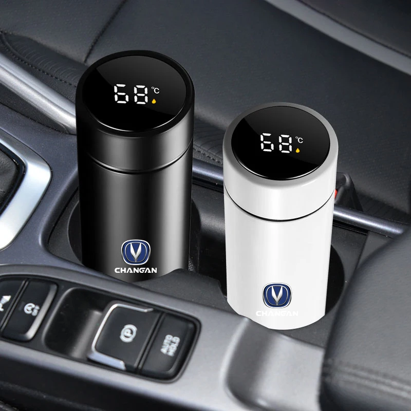 자동차 휴대용 지능형 스테인레스 스틸 단열 컵, Changan CS15 CX70 CS35 Alsvin CS75 Hunter CS95 CS55 CS85 Star EADO