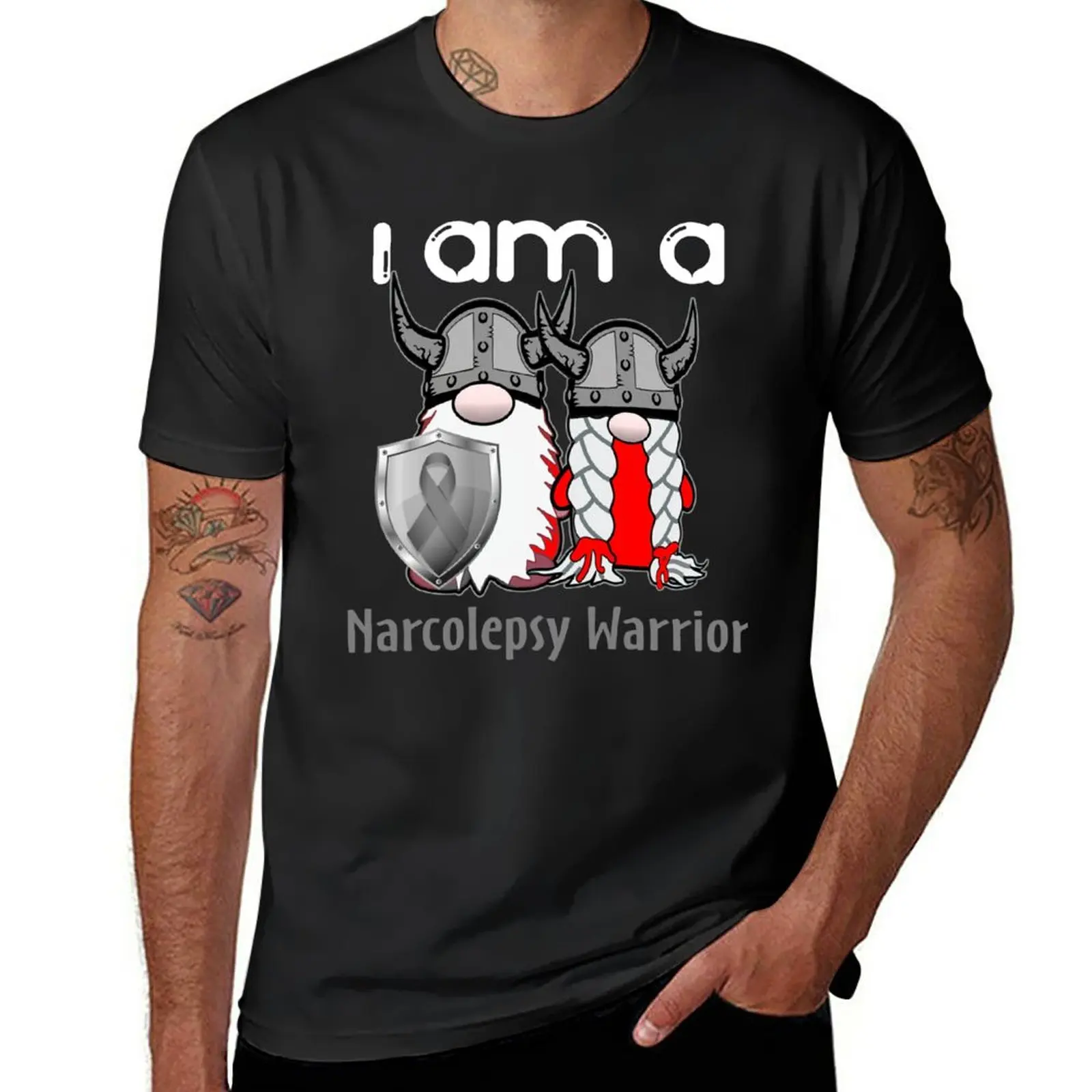 

New I Am A Narcolepsy Warrior Support Narcolepsy Fighter Gift T-Shirt graphic t shirt Anime t-shirt mens funny t shirts