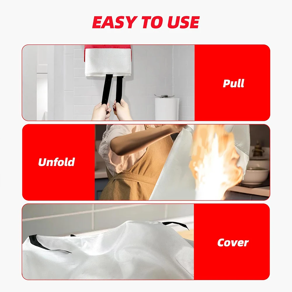 Fire Blankets Sets of 2 2