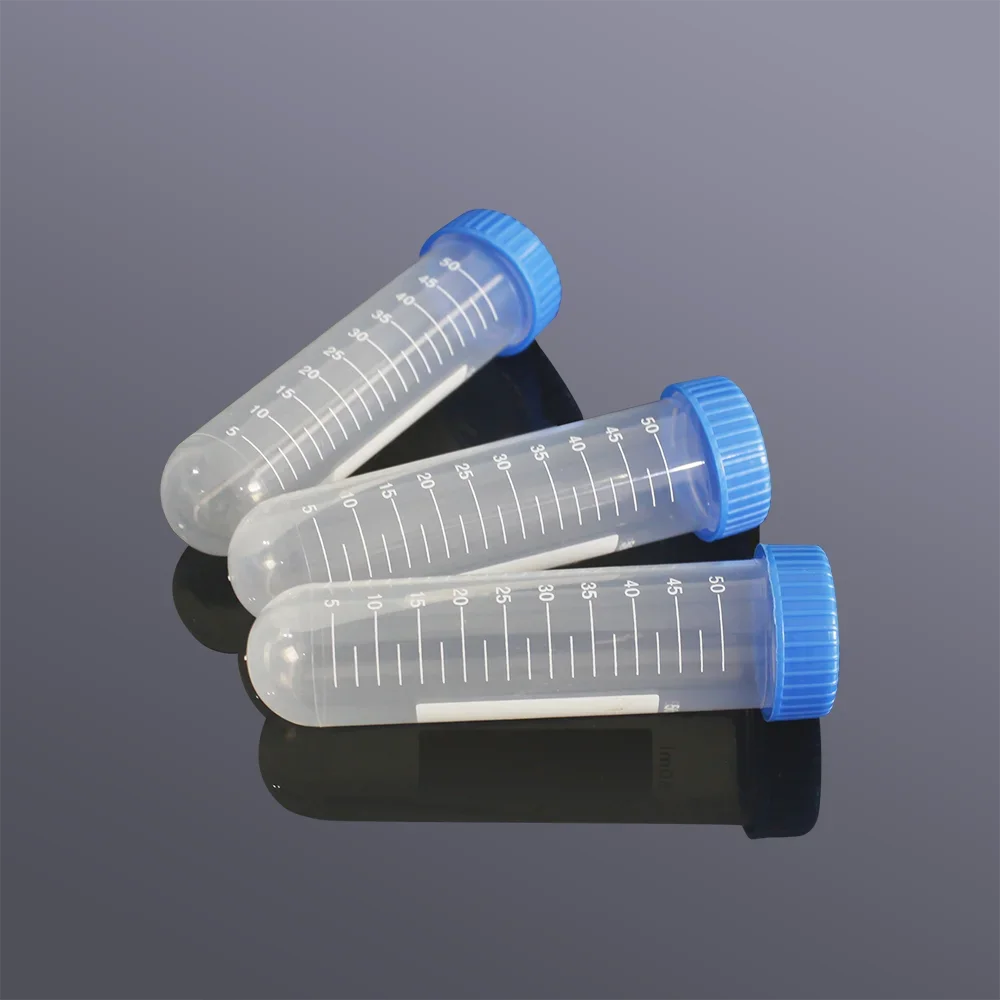 Biosharp 50ml Screw Top Centrifuge Tube Sterile Experimental Equipment Teaching Supplies Life Science Test Tube 50Pcs