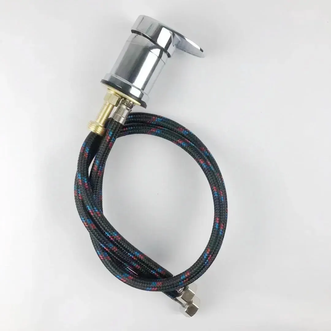 80 black flower metal handle