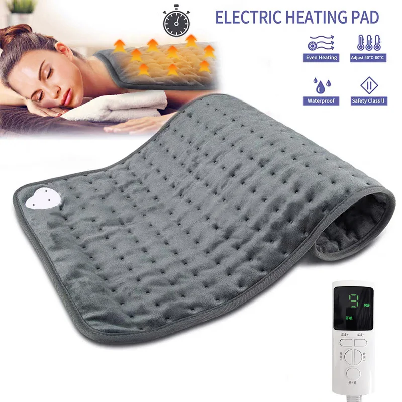 110220vElectricHeatingPadBlanketTimerPhysiotherapyHeatingPad