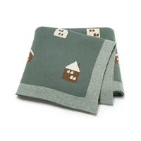 Hopscotch Baby 0-24 Months Newborn Boys & Girls Cotton Swaddle Blankets Muslin Breathable Soft Infant Security Blankets 1