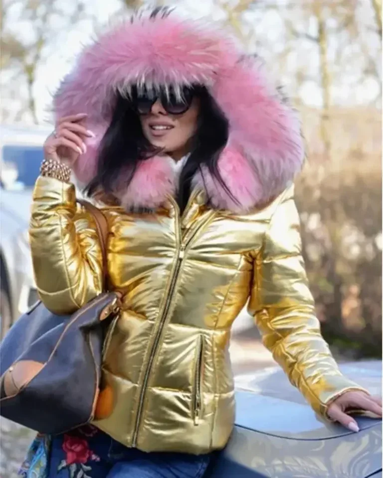 New Hood Solid Color Fur Hooded Jacket Autumn Winter New Women's