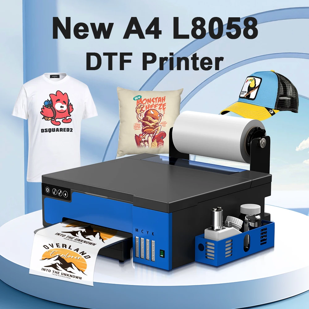 엡손 XP600 DTF 전송 프린터 A4 DTF 프린터, 티셔츠 인쇄기, 필름 a4 impresora dtf, 모든 텍스타일