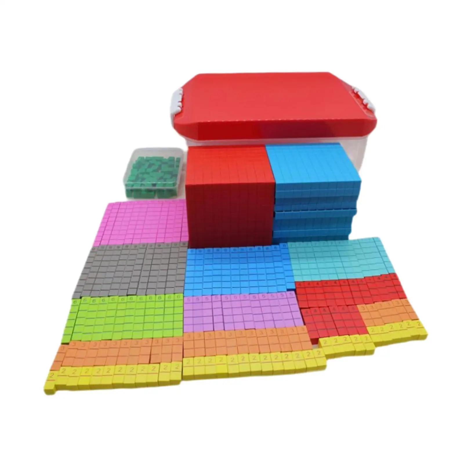 254x Base 10 Set Linking Cubes Educational Toys Number Blocks for Boys Girls School Kindergarten Teachers 1ST 2ND 3rd Grade