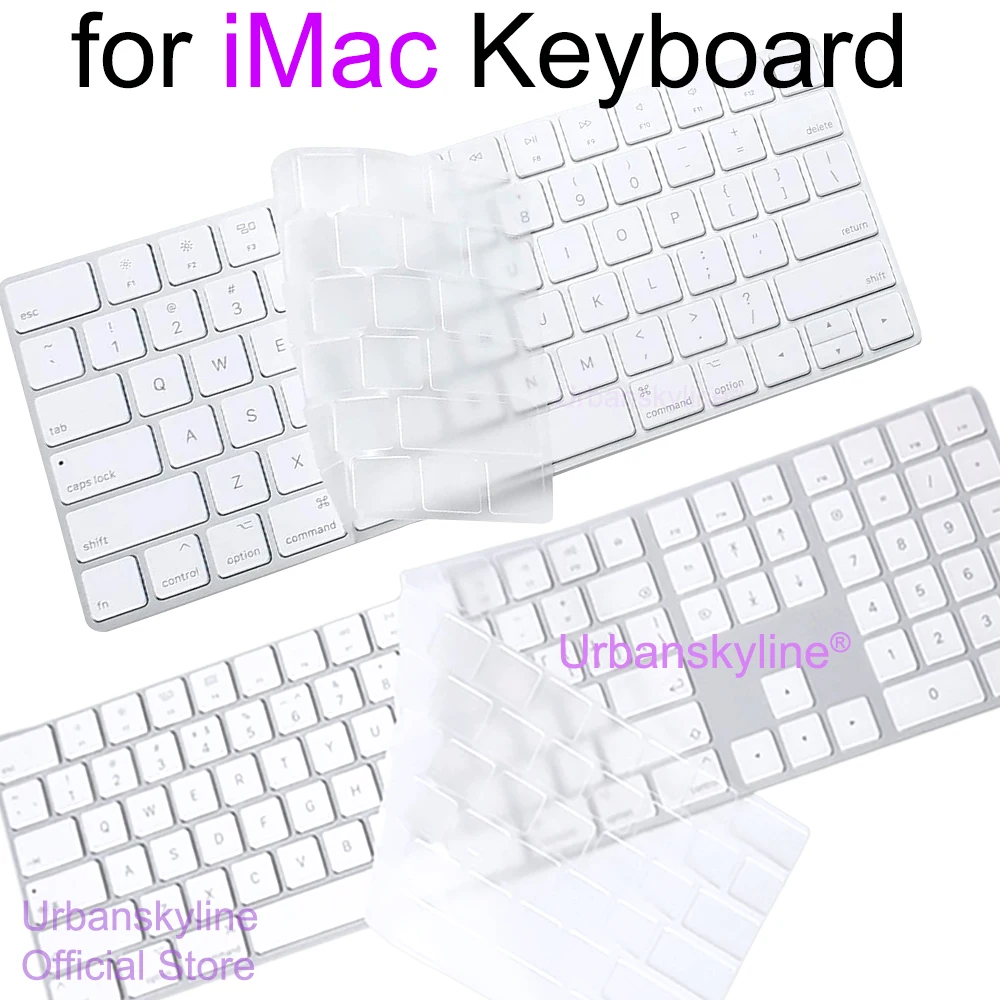 iMac Magic A2449 A2450 A2520 A1644 A1843 A1314 A1243 용 키보드 커버 Apple G6 용 블루투스 실리콘 보호 스킨 케이스