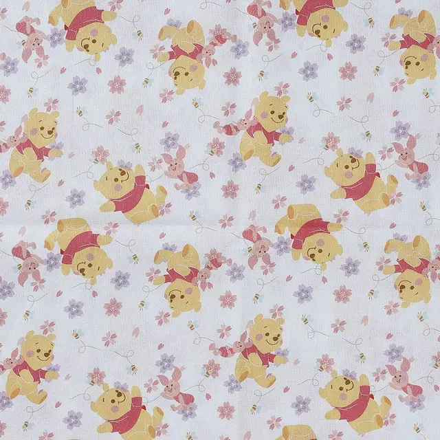 Szélesség 1,1 Méter Disney Winnie A Micimackó Pamutszövet Szöveti Varráshoz Foltvarrás Szövet Kézimunka Diy Patchwork - Image 3