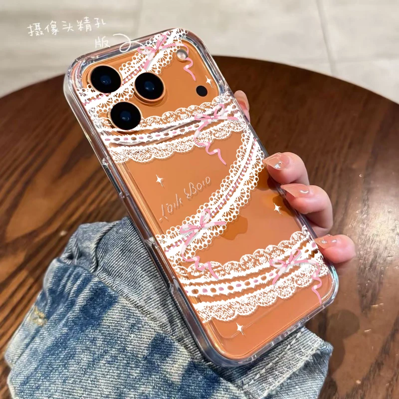 Elegant Vintage White Lace Floral Phone Case