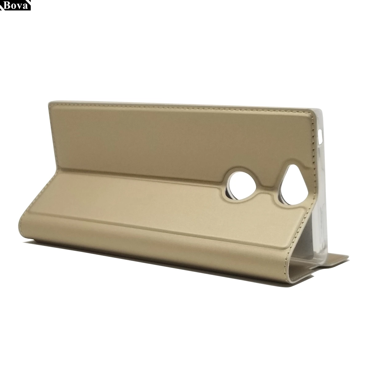 Magnetic Adsorption Flip Case with Card Holder and Matte Finish