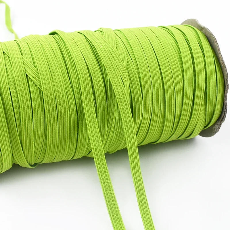 Elastic Band - 30 Meters, 6mm Flat Rubber Ribbon for Sewing and Crafting Accessories