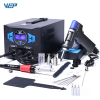 WEP 948D-III 2-IN-1 ESD Safe Desoldering Station With Fast-Heating Desoldering Gun And Soldering Iron High Power WEP 948 Station 1