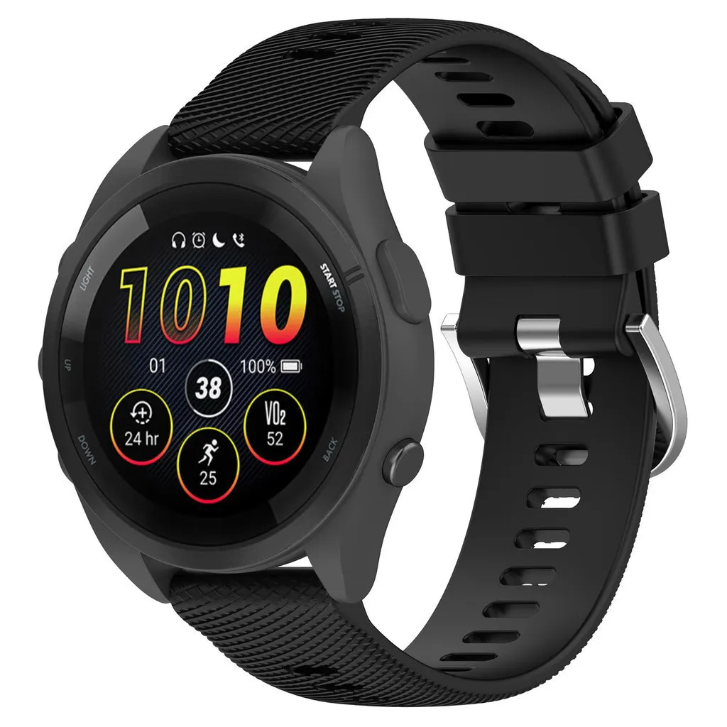 Breathable Silicone Sports Watch Strap - 20mm