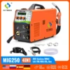 HITBOX MIG Welding Machine 4 in 1 Digital Display Precise Control MIG250 220V MIG Gasless/ARC/Lift TIG/Gas CO2 2T/4T Welder 1