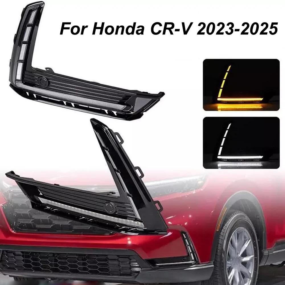 2pcs Daytime Running Strip Lights Kit Clearance Light for Honda CR-V CRV 2023-2025