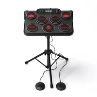 Kit de batterie électronique pour adultes et enfants, batteur portable, kit professionnel, intérieur de la maison, cadeau de batterie électronique, maire 1