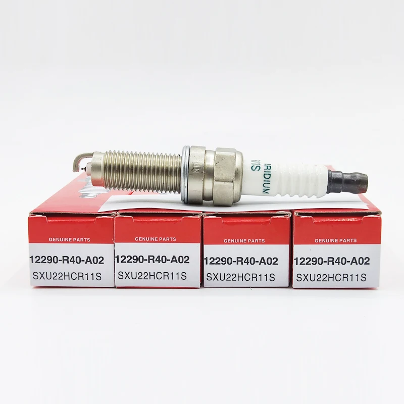 

Иридиевая Свеча зажигания 12290-R40-A02 SXU22HCR11S для Honda Acura ILX MDX RL Civic Accord VIII IX 12290-R40-A01 12290R40A02, 4 шт.