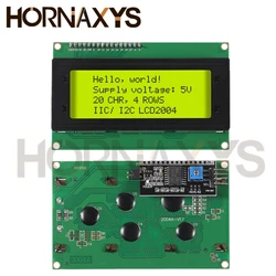 Blue-Green 20x4 LCD Display Module with I2C Interface (LCD2004 Green I2C)