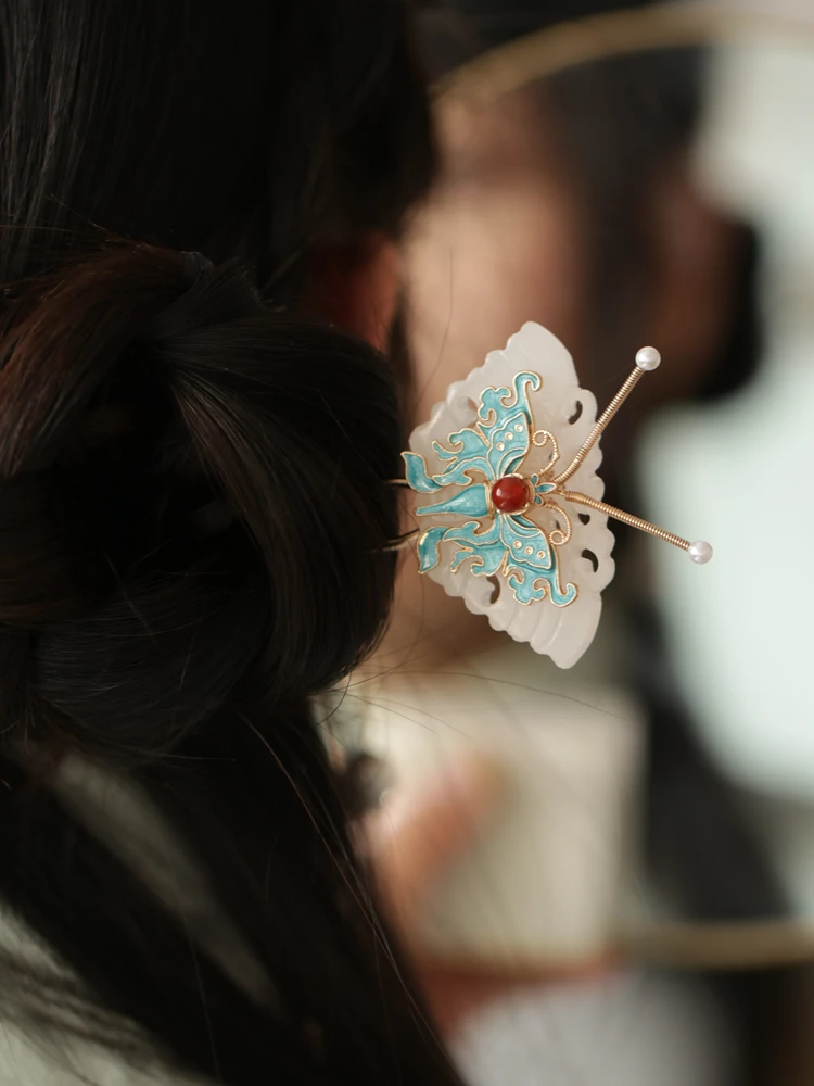 ߱  Hanfu   ׼  Ӹ Updo    ƽ Ͱ