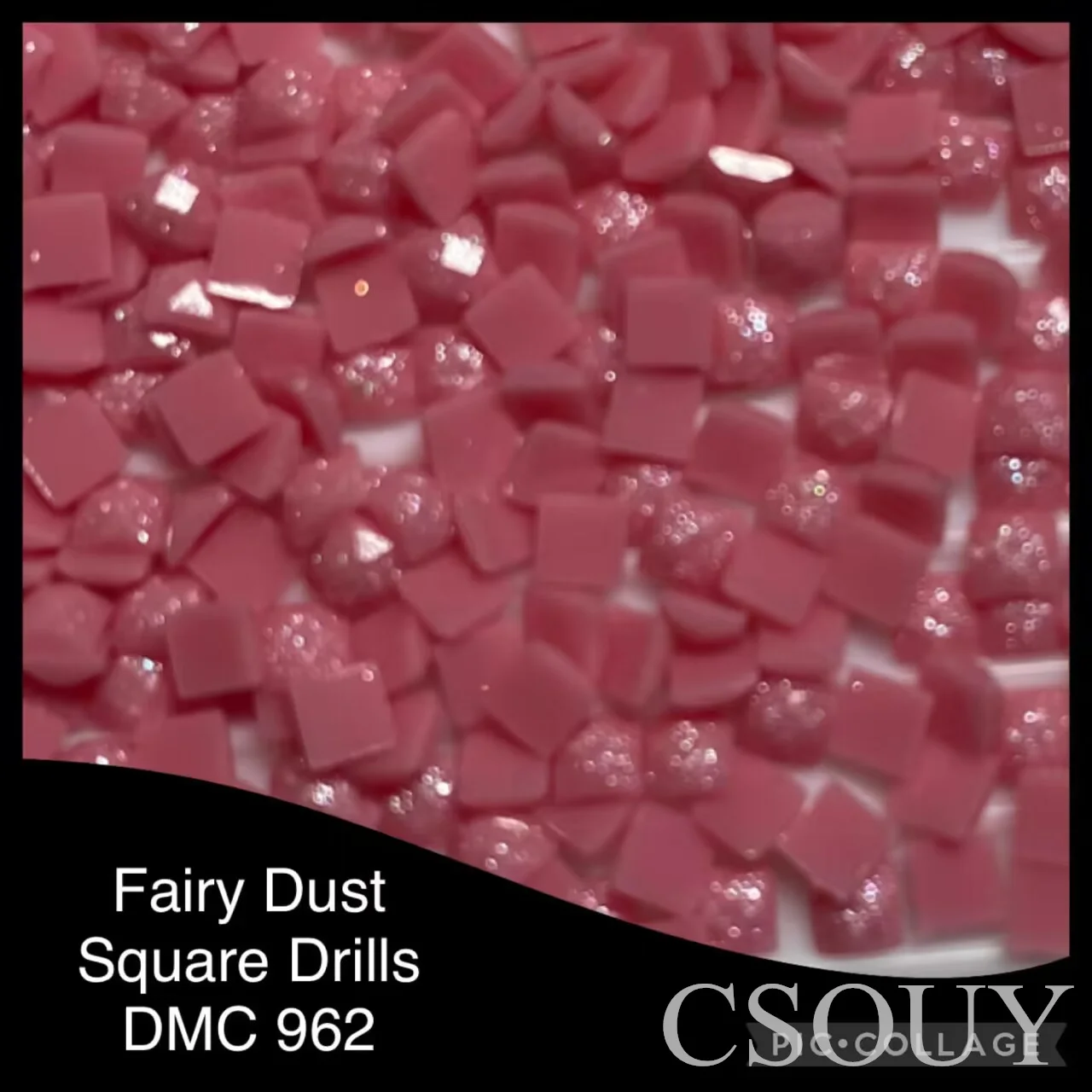 Mix Color Fairy Dust Drills Square 5D DIY Diamond Painting Cross Stitch Embroidery Rhinestones Colorful Mosaic Fairy Dust Colore