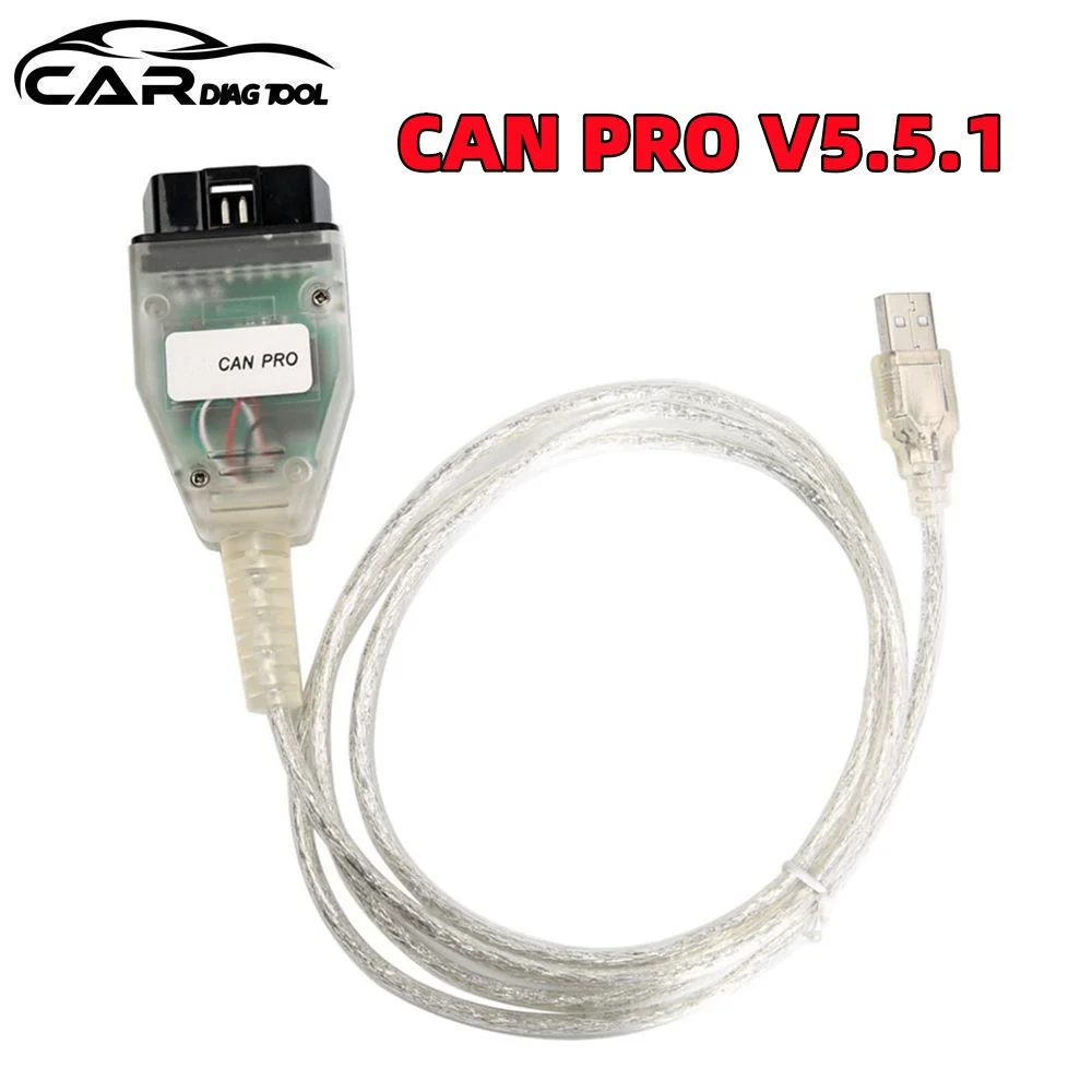 Cavo Diagnostico Obd2 Per Vag Can Pro V5.5.1 Con Chip Ftdi Ft245Rl Supporto Usb Vcp Can Bus Uds K Line Funziona Per Audi/Vw