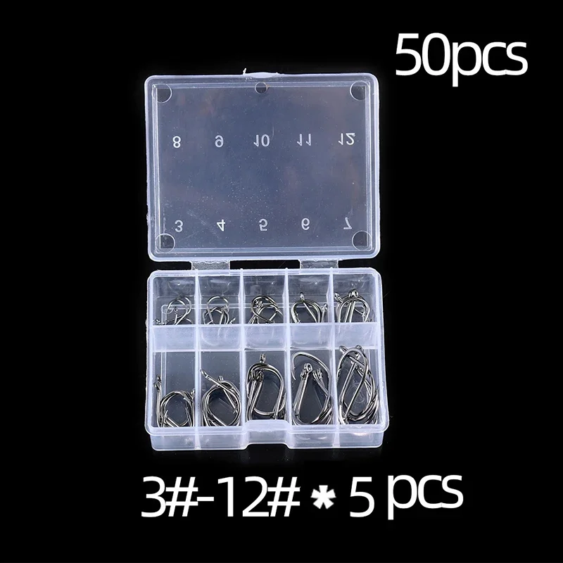High Carbon Steel Fish Hooks 6