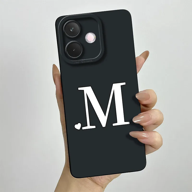 Luxury Letters Soft Slim Silicone Anti-Drop Protective Phone Case
