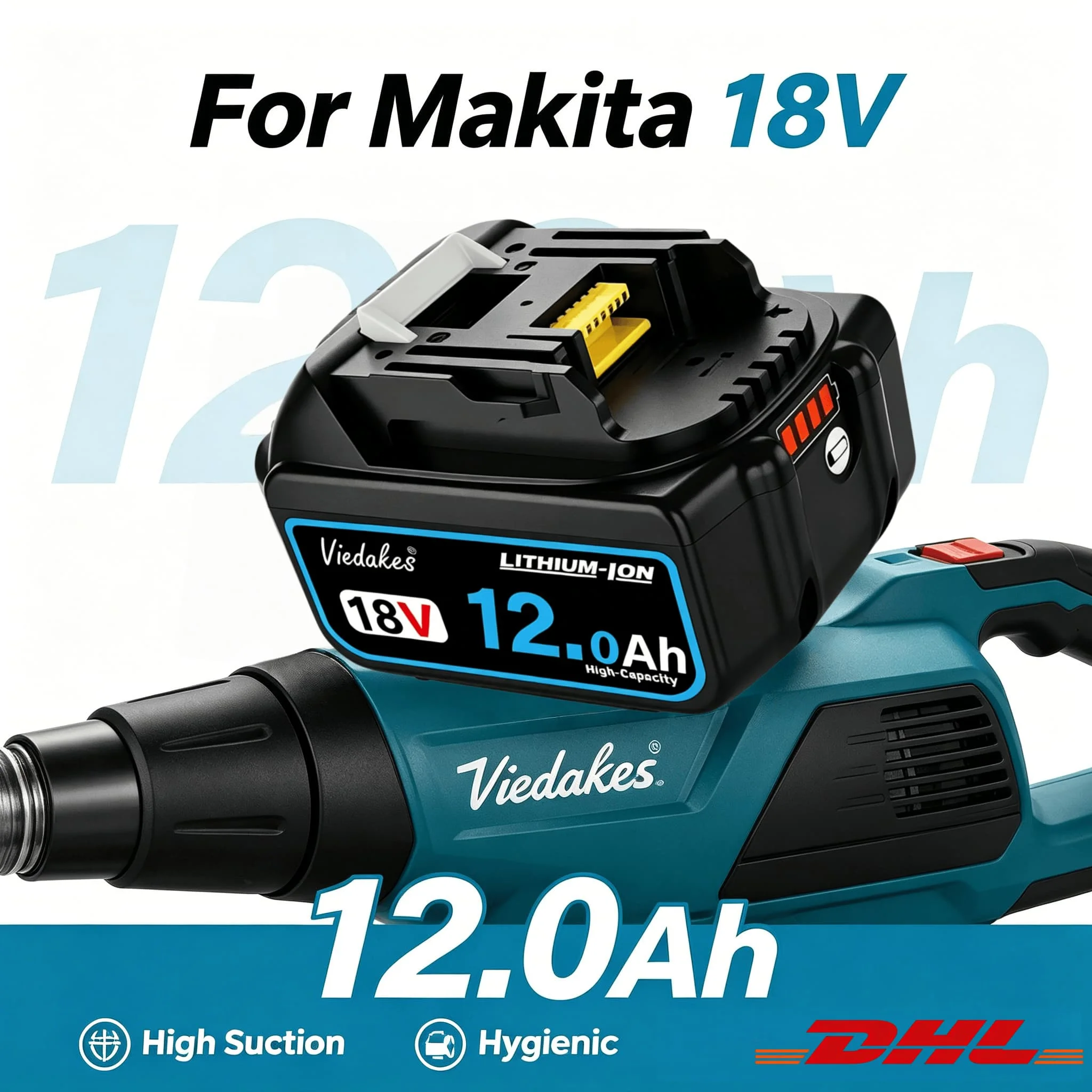 👍For Makita 18V Battery 8Ah BL1830 BL1850 BL1860 Cordless Tool Lithium Battery Replacement 마키타 18V 배터리