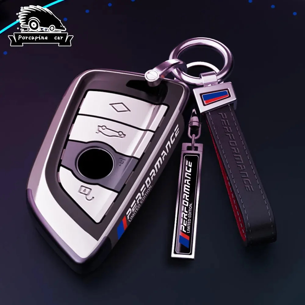 Car Remote Key Case Cover Shell Fob PC plating BMW X1 X3 X4 X5 X6 F15 F16 G30 G20 3 5 7 Series G01 G02 G05 G11 G32 F48 F39
