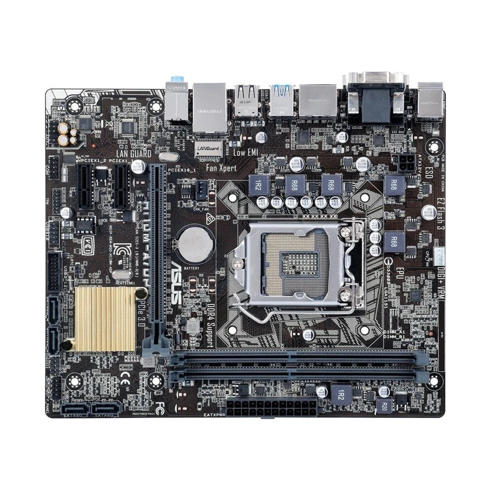 Asus Scheda Madre H110M-A/M.2 Socket 1151 (mATX, Intel H110, 2 - Foto 5