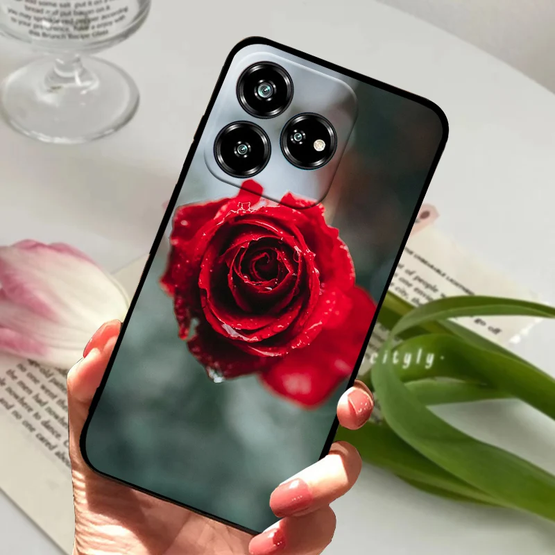 Soft Silicone TPU Shockproof Phone Case with Cute Animal Design - Fashionable Back Cover Bumper