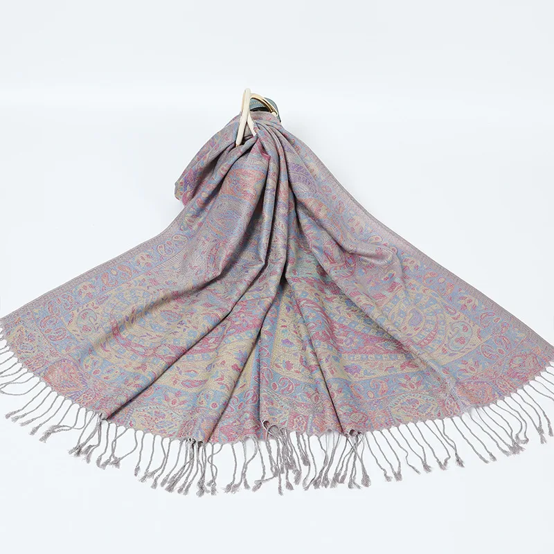 Sciarpa Donna Morbida Sciarpa Pashmina Avvolgente In Cashmere E Seta - Motivo Paisley, Molti Colori, Morbida Per Donna Sciarpa Pashmina Cashmere Seta