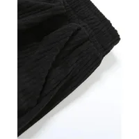 Plus Size Women Fashion Trousers New Streetwear Basic Straight Casual Slim Pants Lady Sexy Solid Simple Knitted Trousers - Image 6