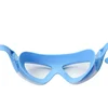 Kids Swim Goggles with Silicone Earplugs Anti-Fog Waterproof Large Frame Swimming Pool Eyewear Water Sports Glasses for Children 3