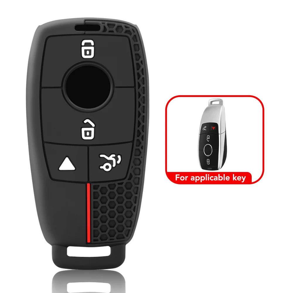 Silicone Key Cover Case - 4 Button Protection