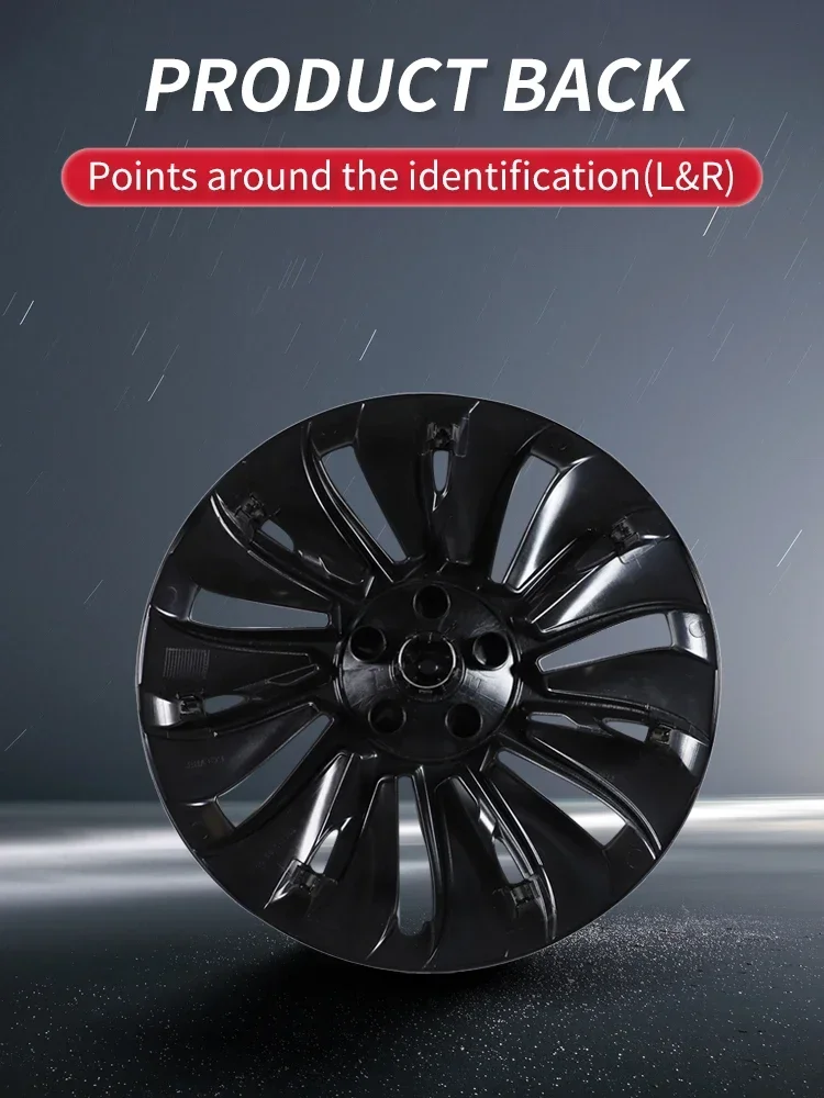 4PCS HubCap Performance Wheel Caps Automobile Replacemen Hub cap Full Rim Cover Accessories for Tesla Model Y 19 Inch 2018-2024