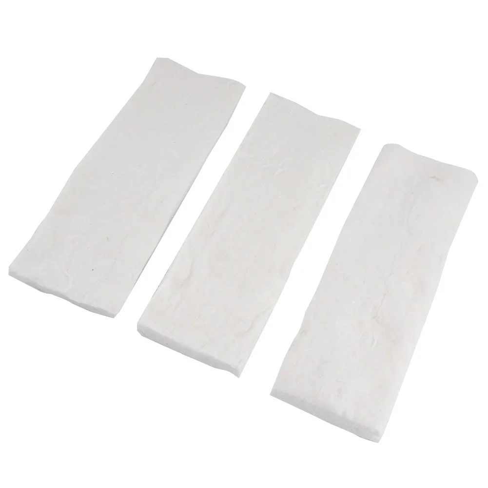 3pcs Ceramic Sponges High Temperature 1206℃ For Fireplaces Ovens Gel Burners 30x10x3cm Wool Cotton Bioethanol Ceramic Sponges ceramic fireplace sponge