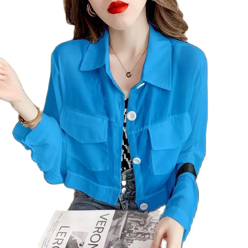 Vêtements De Protection Solaire UV En Soie Glacée Pour Femmes