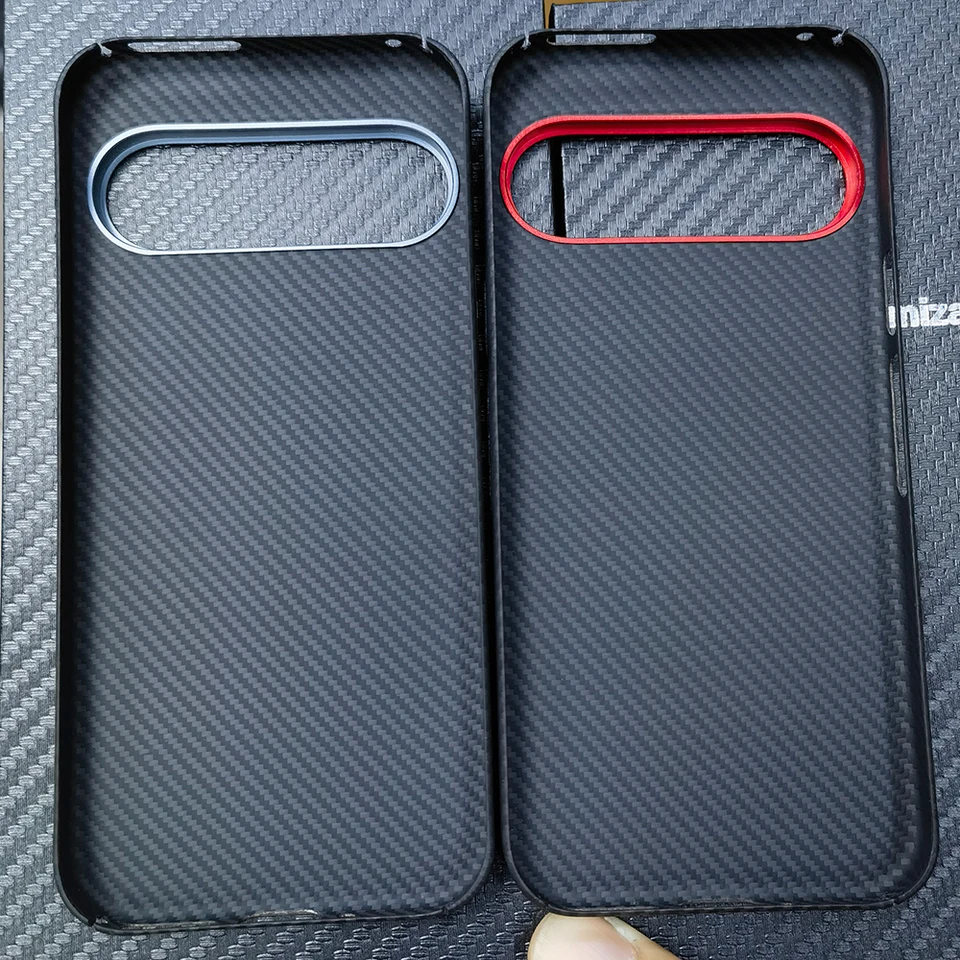 Sisyphy Funda De Fibra De Araida Para Sasung Galaxy Z Fold 5 5G Con