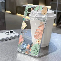 Sleek Leaf Clear Protective Case - Premium Transparent Bumper Cover - iPhone 18 Pro Max (JW26Clear)