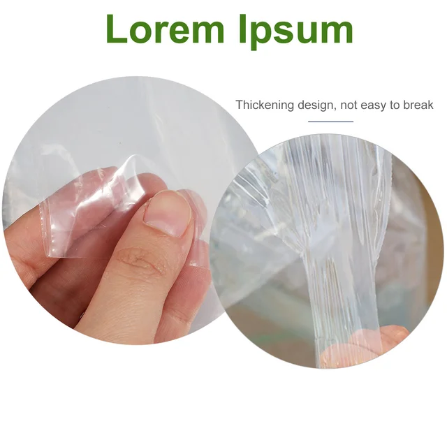 Műanyag Növények Filmkert Tiszta Esőálló Védőkertészet - Image 5