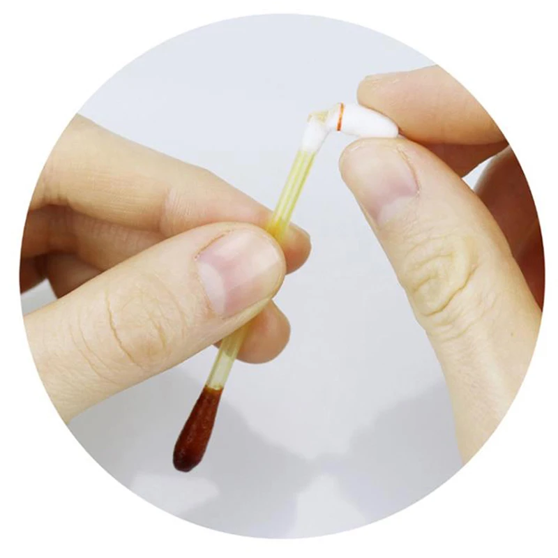 Disposable Iodine Cotton Swabs 50Pcs Disposable Medical Iodine Cotton Stick Bar Iodine Disinfected Cotton Swab